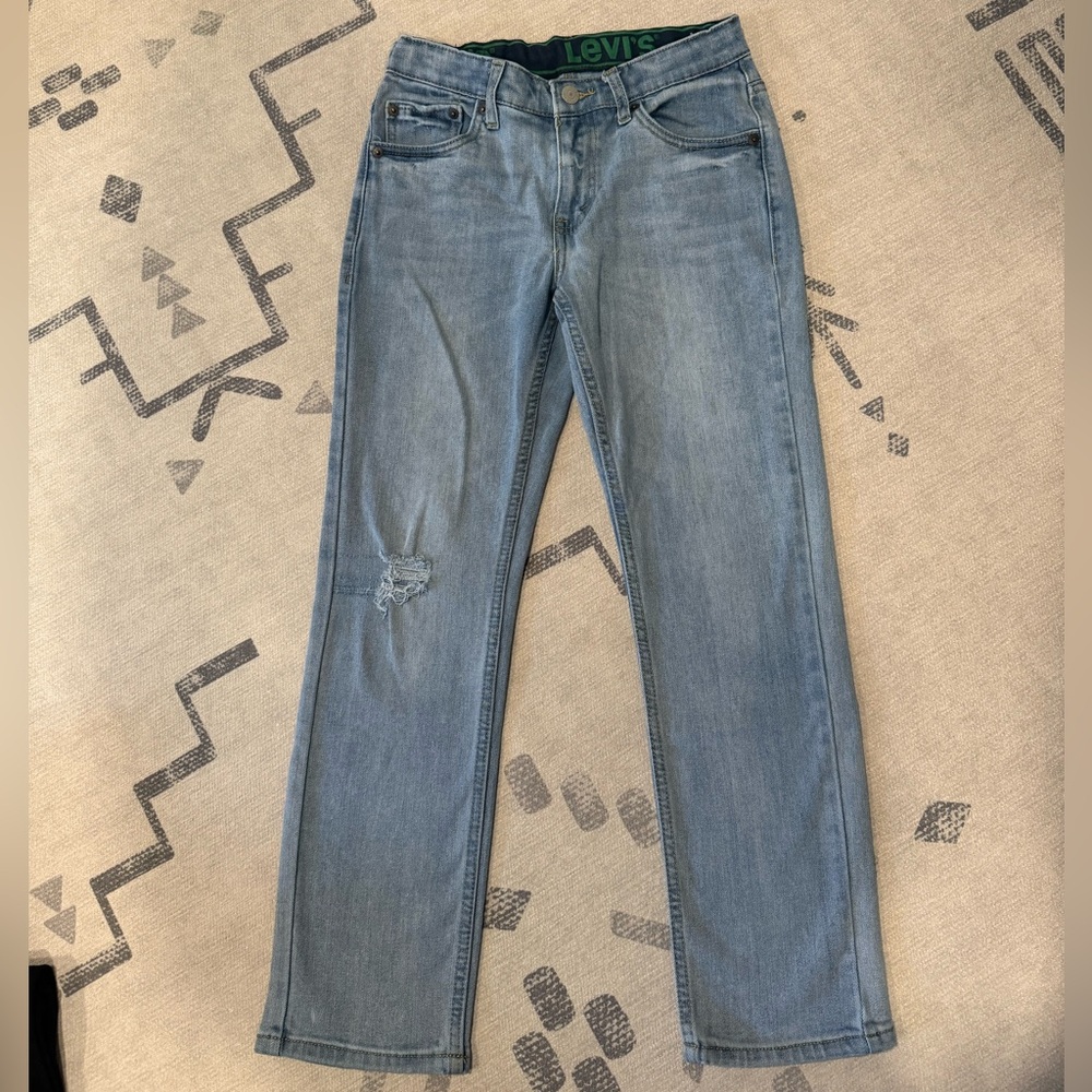 Levi's Light Blue Kids Straight Leg Jeans